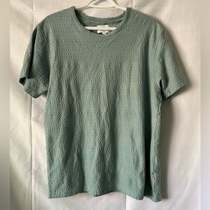 Peter Werth Green Textured Short Sleeve T-Shirt Men’s L
